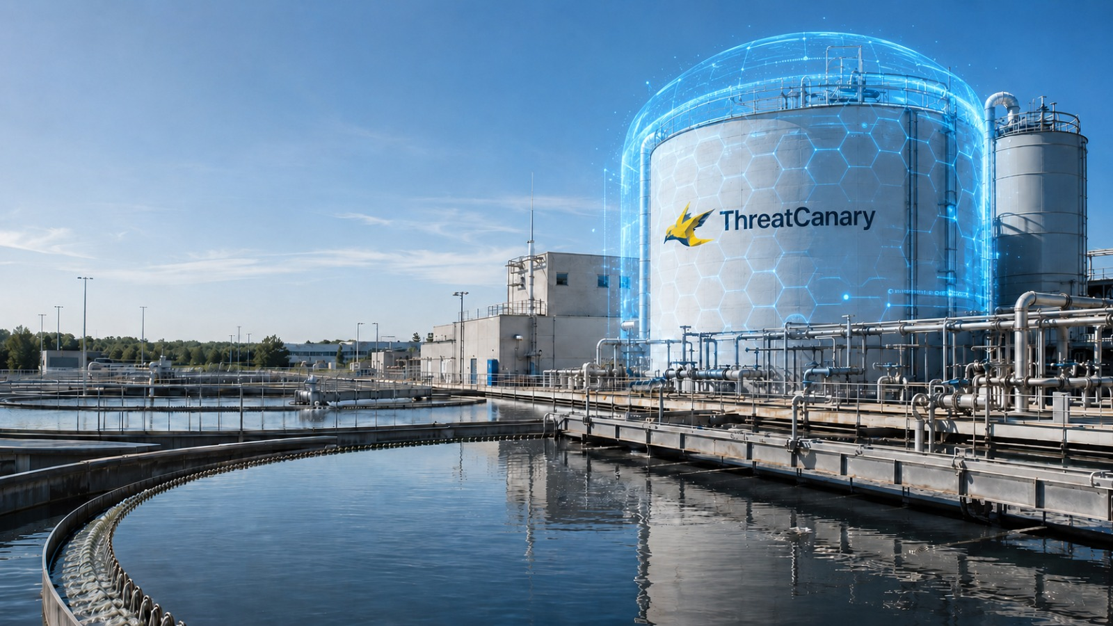 Critical infrastructure facility protected by ThreatCanary