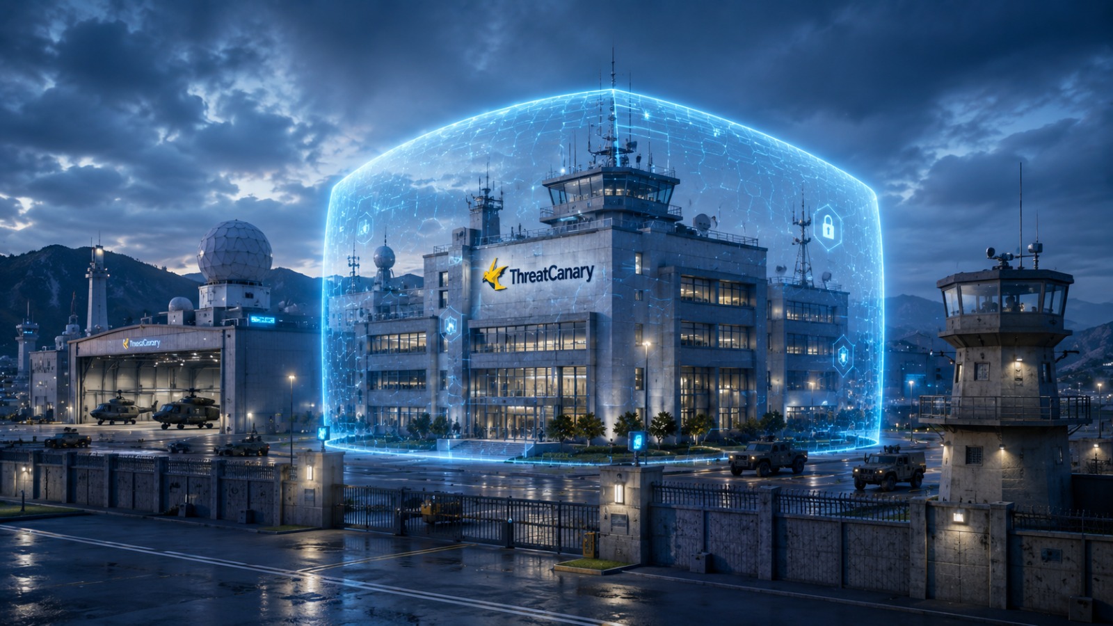 Defence facility protected by ThreatCanary